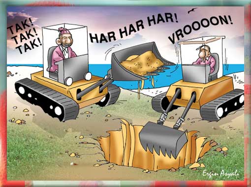 En g�ncel karikat�rler Ergin Asyal�'n�n haz�rlad��� cizgice.com'da